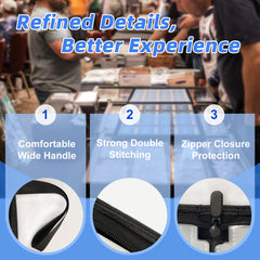 Large 900 Card Binder 9 Pocket Album – Card Binder Pockets for Trading Cards, Photocard, MTG, TCG, Sports Card Storage, Plus Top Loaders for Cards, PU Leather Zipper Cover, 50 Pages & 300 Sleeves