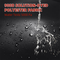 600D Bike Cover for Transport 3-4 Bikes, Heavy Duty Waterproof & Windproof Bike Covers Outdoor Storage with Reflective Strips, Bicycle Cover with Lock Holes