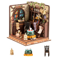 DIY Wooden Dollhouse Tiny Home Book Nook Kit – Tiny House Miniature for Adults