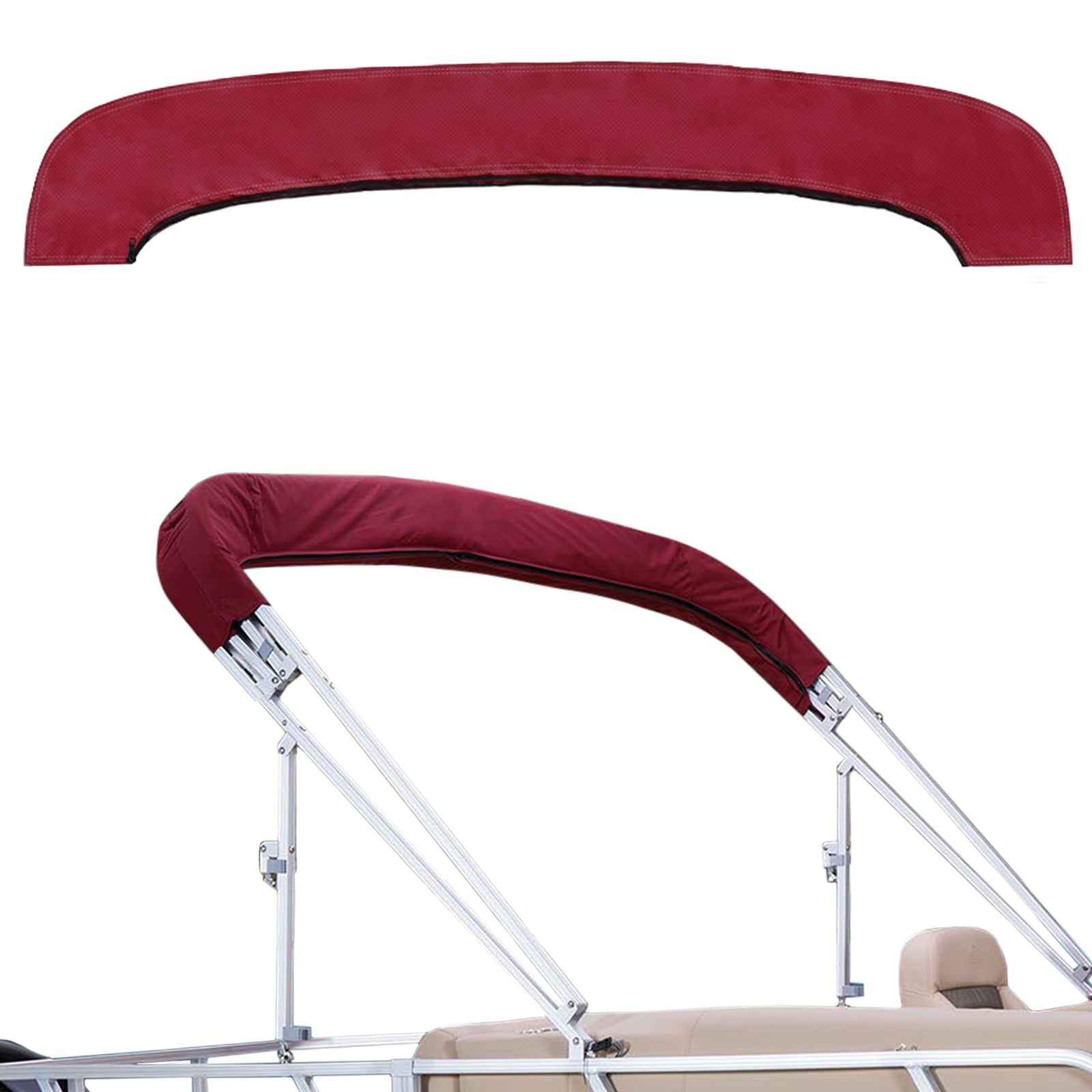 600D 4 Bow Bimini Top Storage Boot with Light Hole ,(3 Bow Without Light Hole)