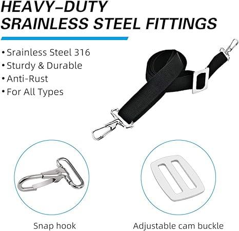 Adjustable Bimini Top Straps-zenicham 4PCS