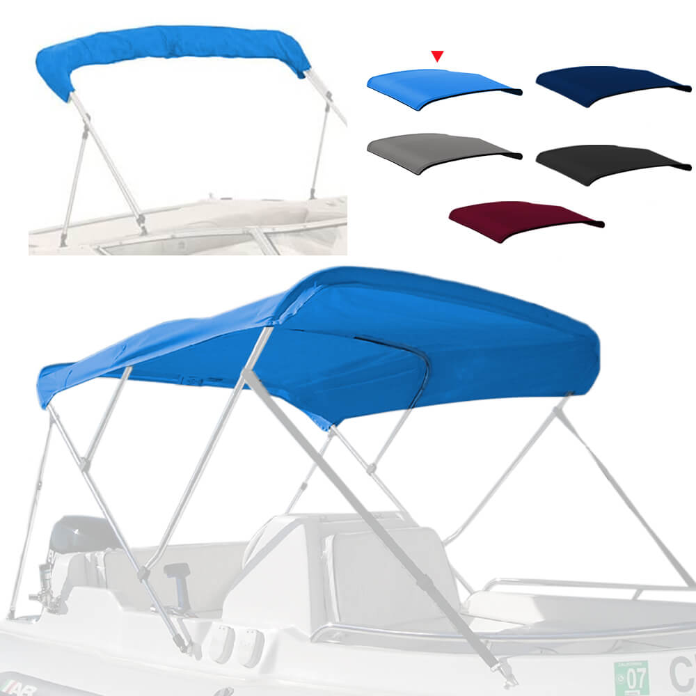 Zenicham 600D 4 Bow Bimini Top For Boat 8 Sizes(without frame)