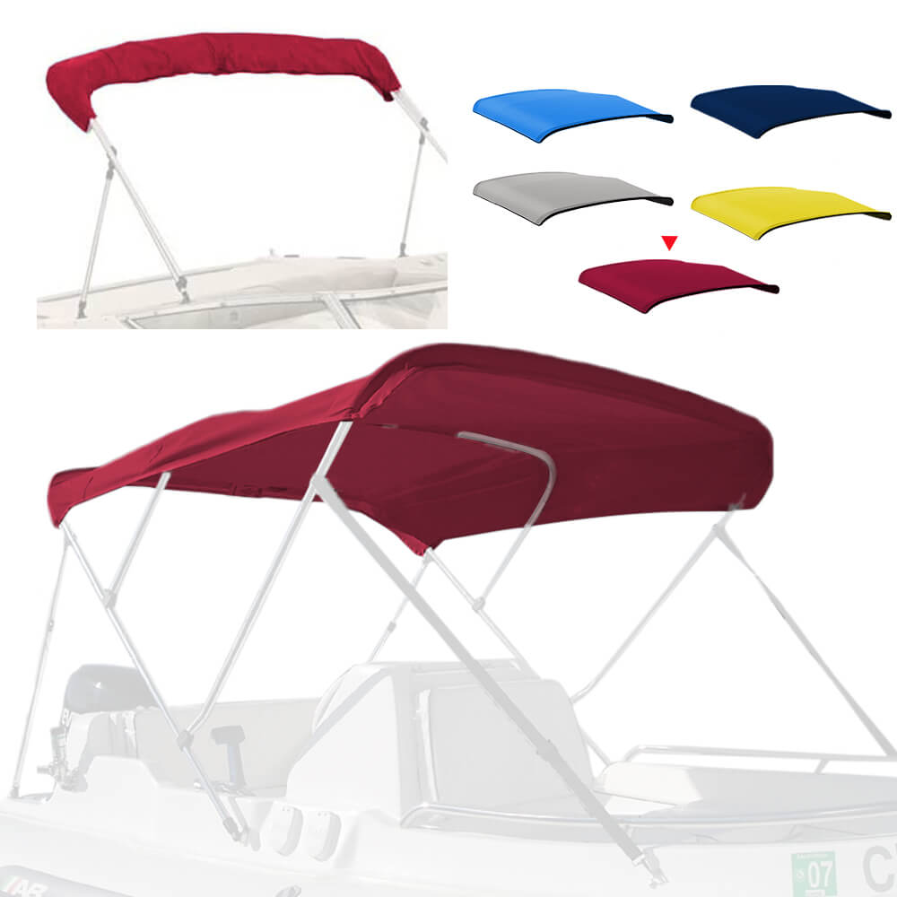 Zenicham 600D 3 Bow  Bimini Top For Boat 6 Sizes(without frame)