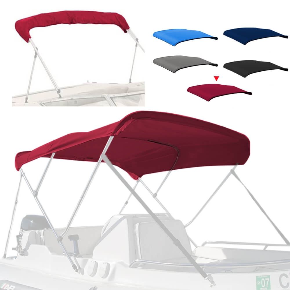 Zenicham 600D 4 Bow Bimini Top For Boat 8 Sizes(without frame)