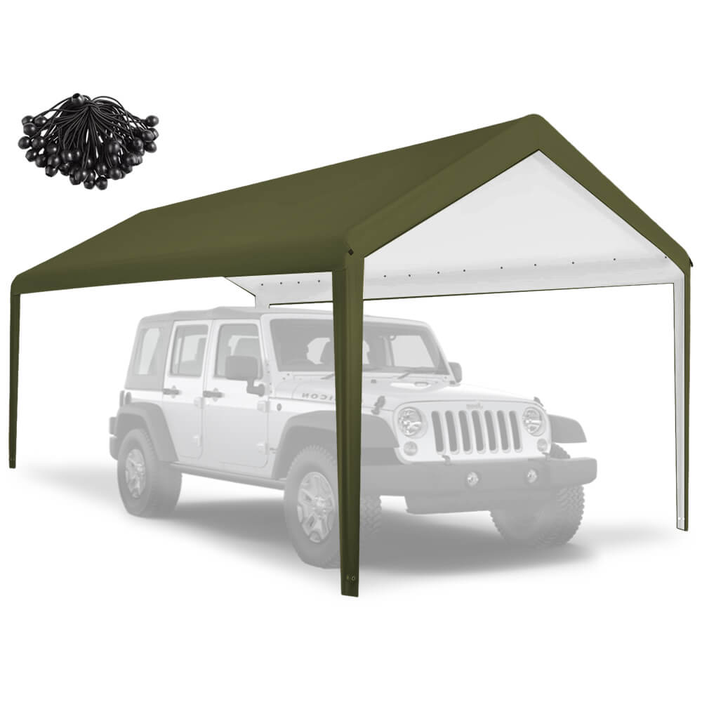 Zenicham 10'x20'Carport Replacement Canopy(Not Including Frame)