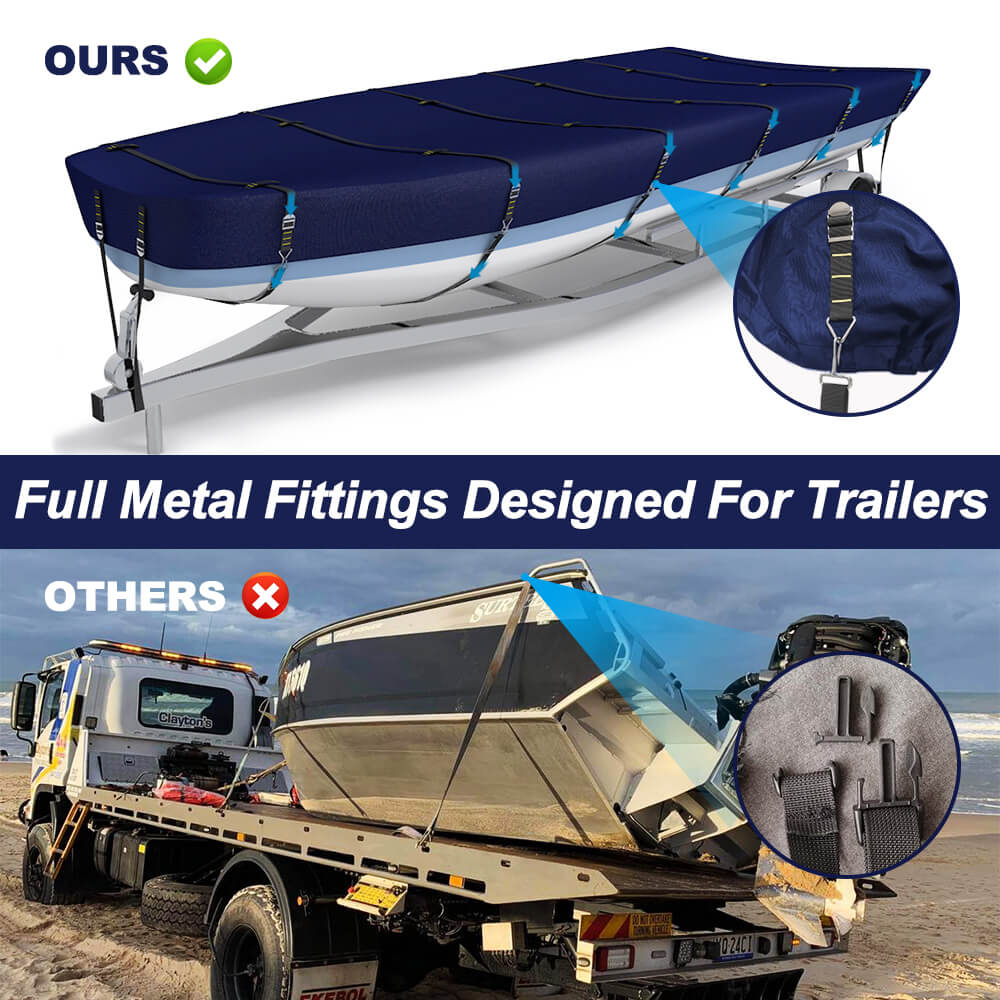Jon Boat- fullmetal fittings designed for trailers