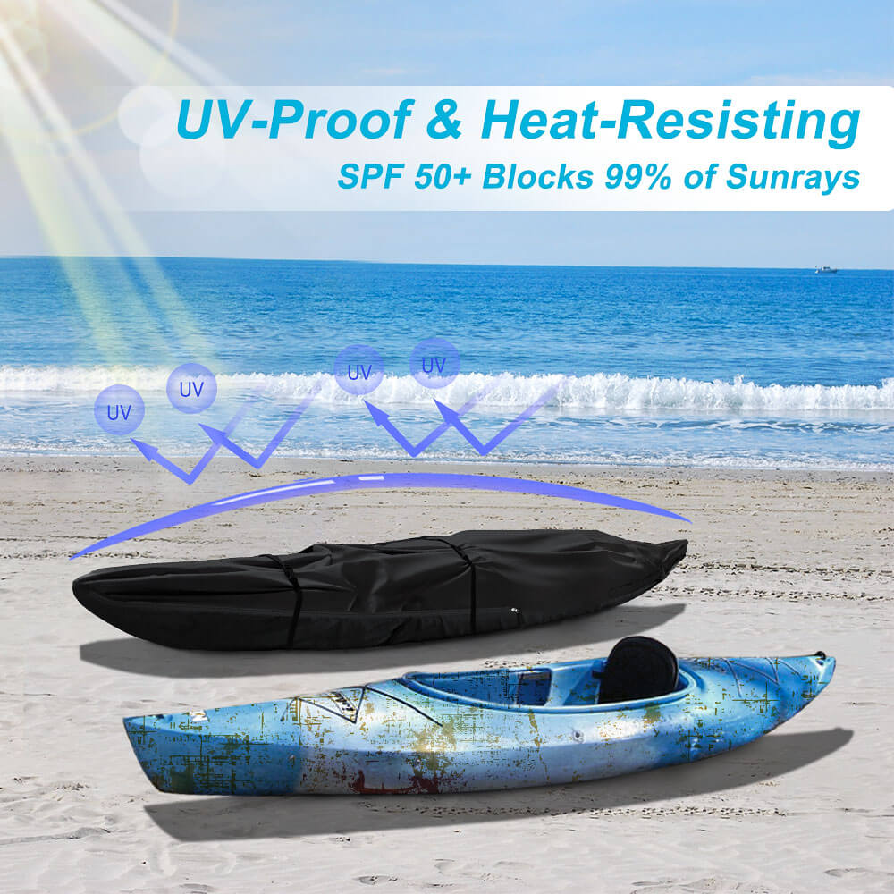 Kajak cover kajak cover waterdichte kajak boot UV-bestendig stofdicht Kajak cover kajak cover waterdichte kajak boot UV-bestendig stofdicht