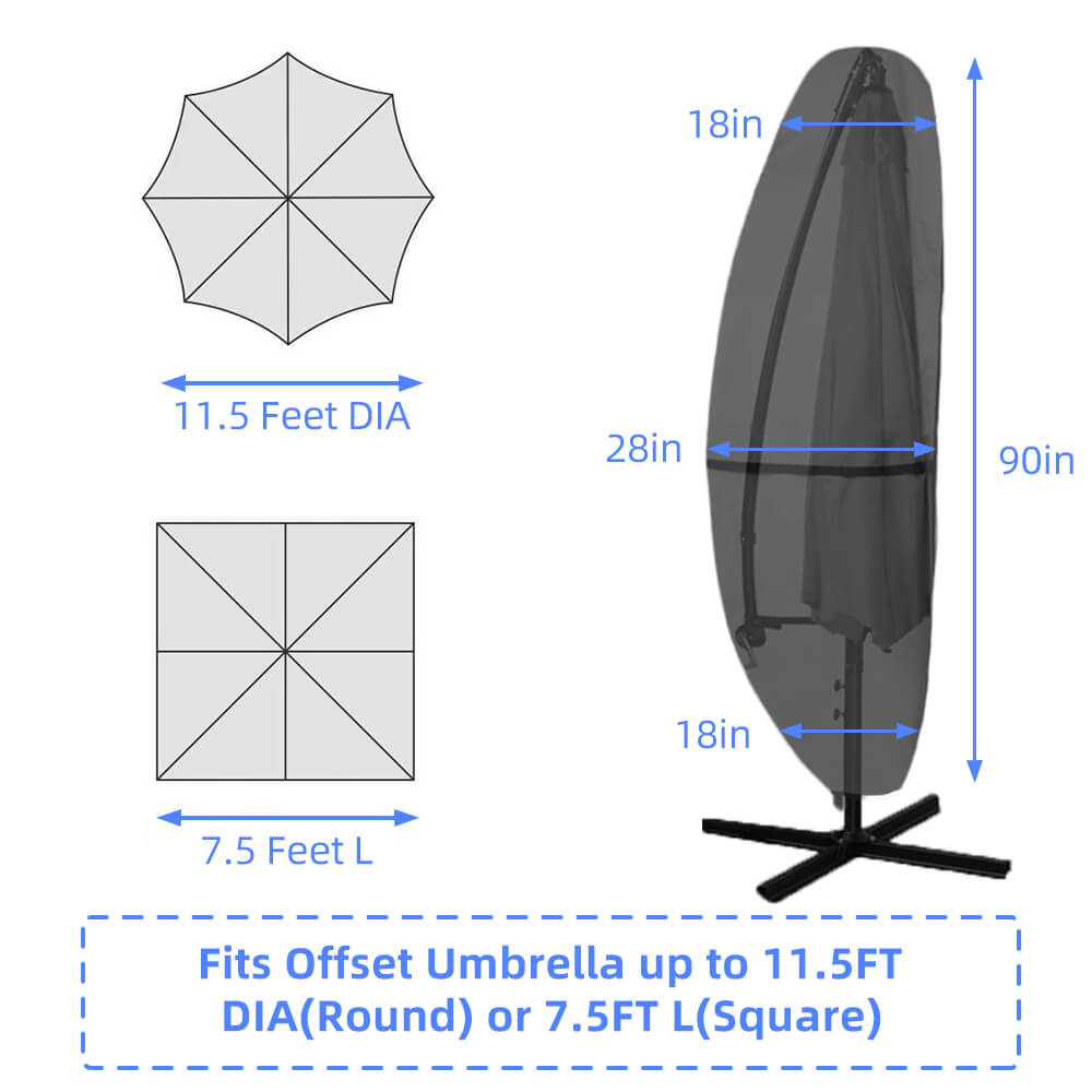 Umbrella Cover - size