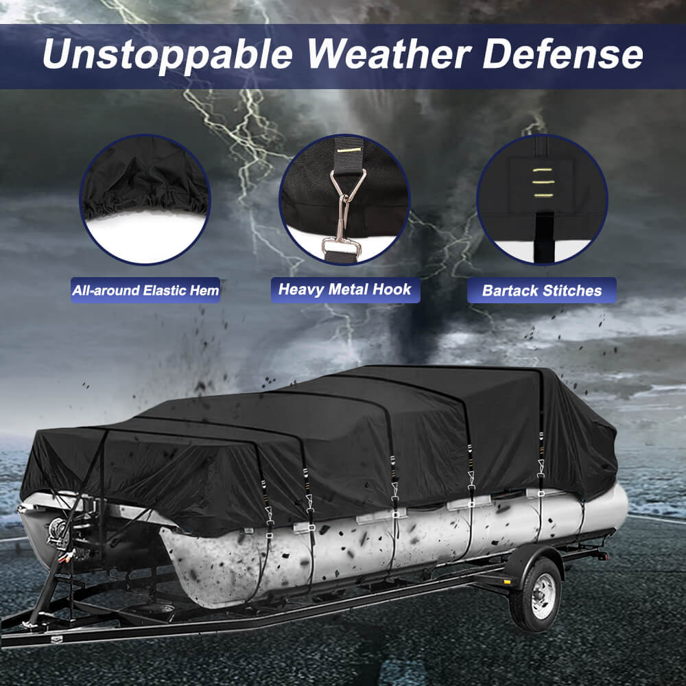 Zenicham 900D Pontoon Boat Cover