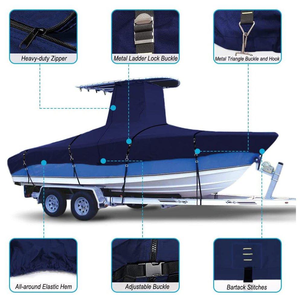 T-Top Boat Cover - zenicham Marine Grade