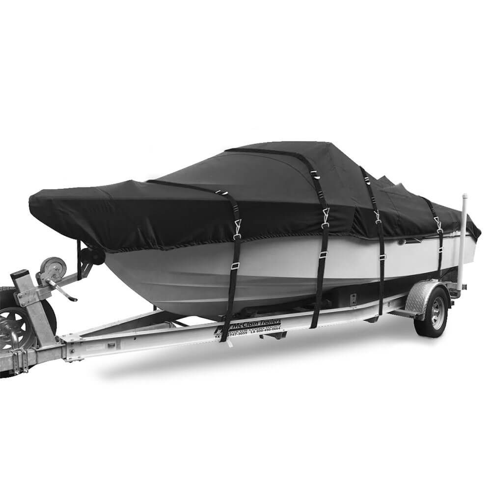 Zenicham 900D Boat Cover Fits V-Hull Boat,Tri-Hull Boat,Runabout Boat,Navy Boat