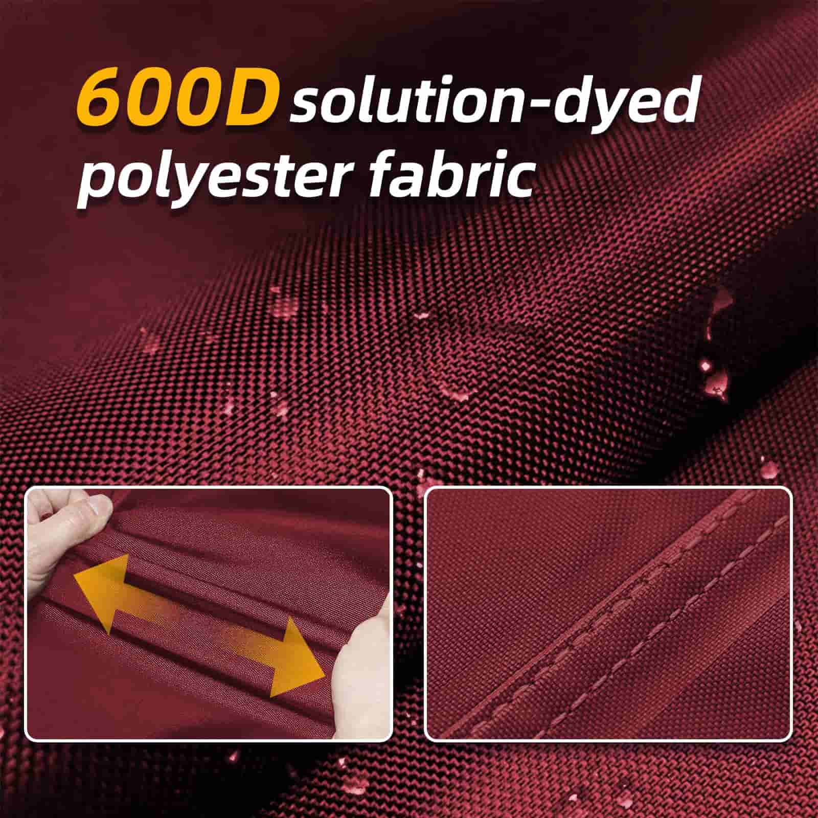 600D 4 Bow Bimini Top Storage Boot with Light Hole ,(3 Bow Without Light Hole)