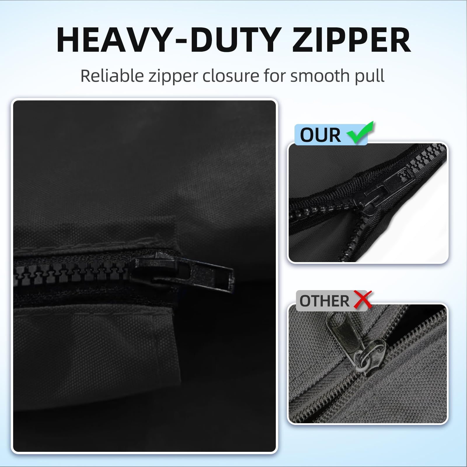 600D 4 Bow Bimini Top Storage Boot with Light Hole ,(3 Bow Without Light Hole)