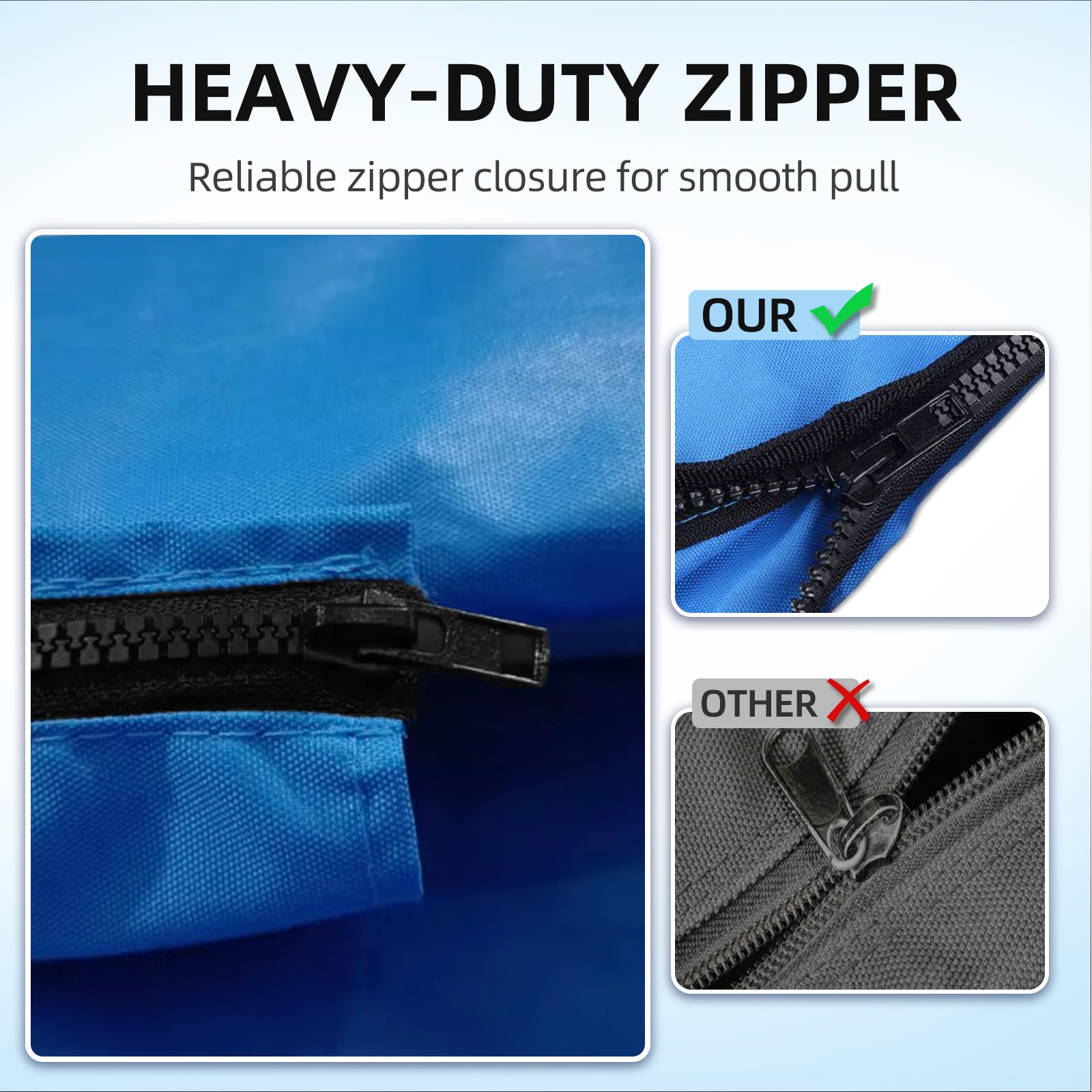 600D 4 Bow Bimini Top Storage Boot with Light Hole ,(3 Bow Without Light Hole)