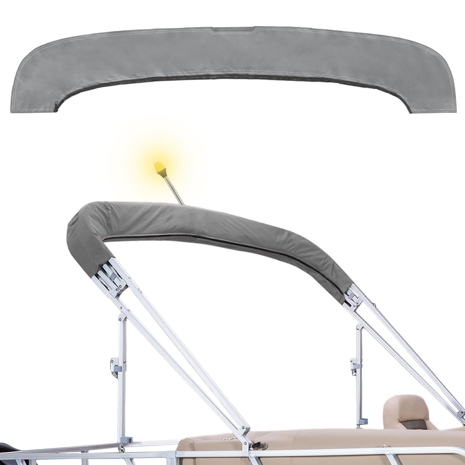 600D 4 Bow Bimini Top Storage Boot with Light Hole ,(3 Bow Without Light Hole)