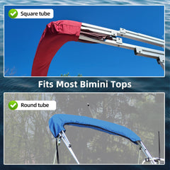 600D 4 Bow Bimini Top Storage Boot with Light Hole ,(3 Bow Without Light Hole)